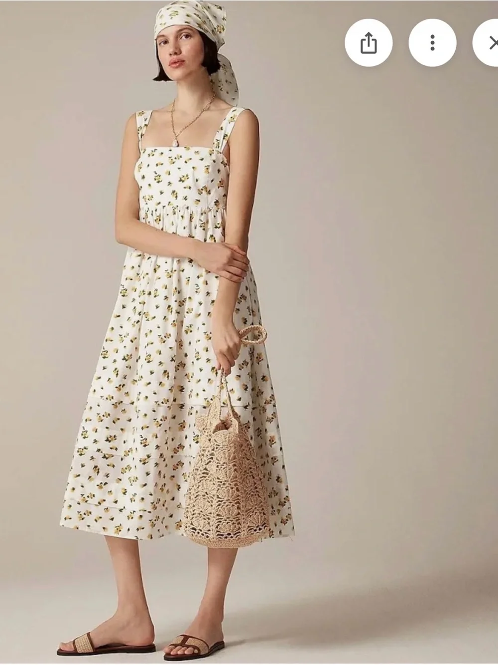 J. Crew Squareneck Dress
